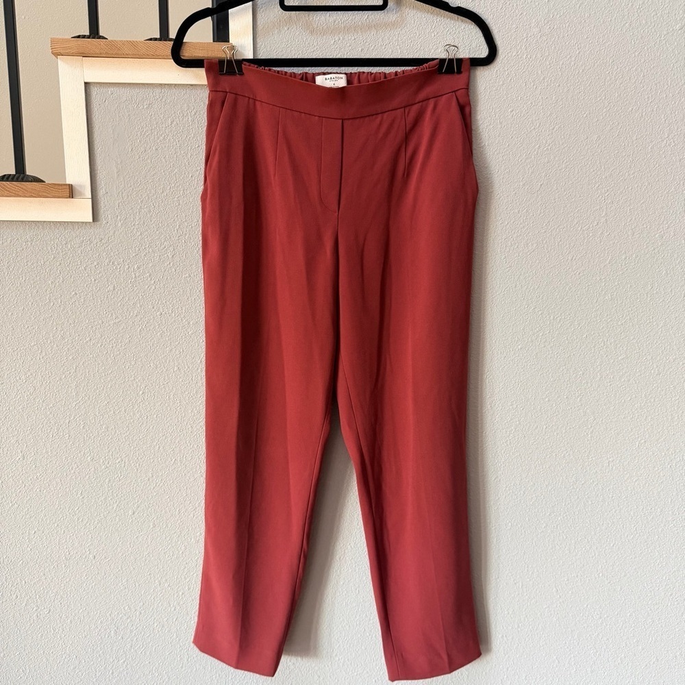 Babaton Terracotta Ankle Pants